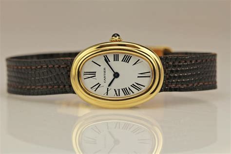 vintage cartier baignoire watch|used cartier baignoire for sale.